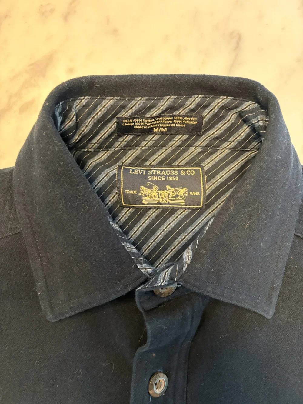 Levi's Navy Moleskin Utility Jacket